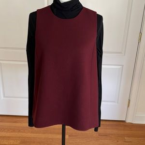 Wine colored vest by Banana Republic